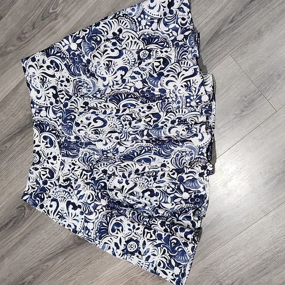 RVS672S-C-Aline Circle Skirt - Graystone
